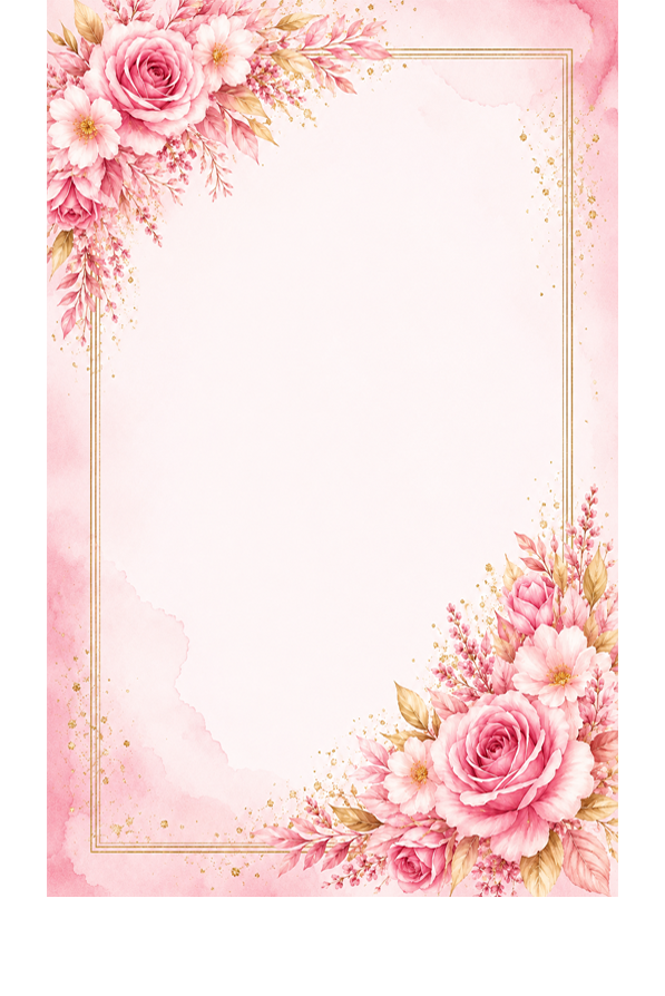 Floral – Pink Gold