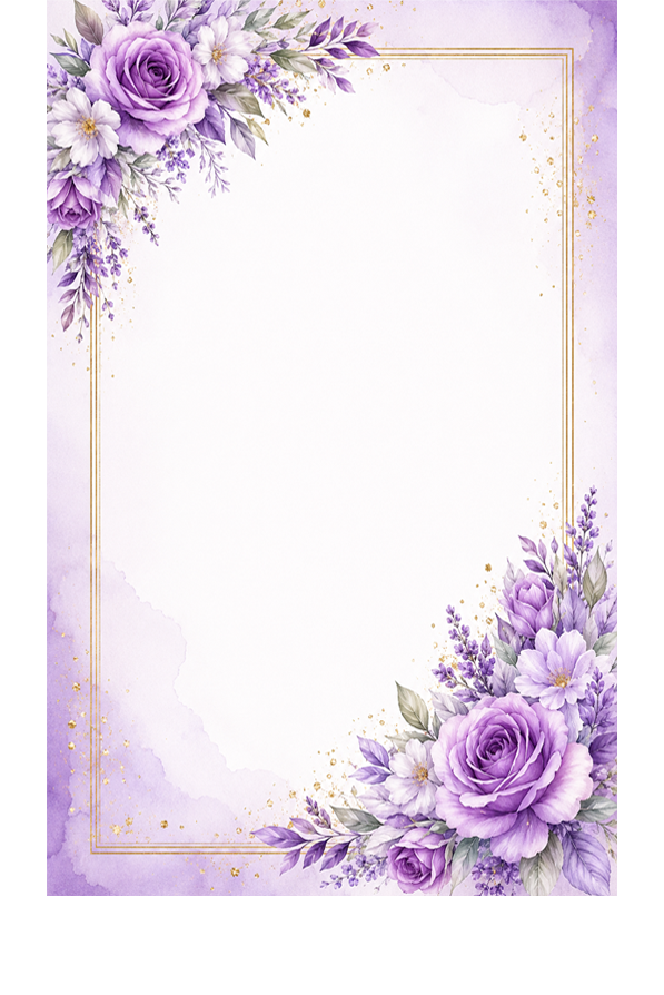 Floral – Purple Gold